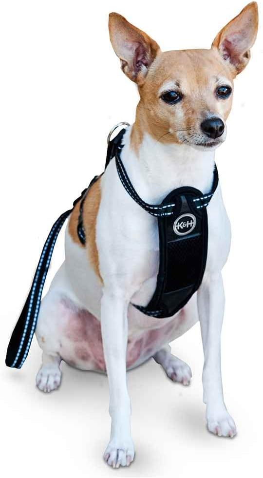 K&H Pet Products Travel Safety Pet Harness Large Black 20"-30"