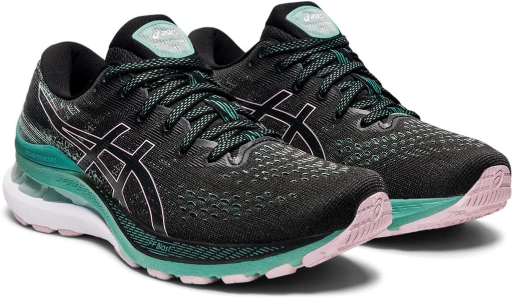 ASICS Gel-Kayano 28 Black/Sage Women's Size 7.5 Running Shoes New in Box
