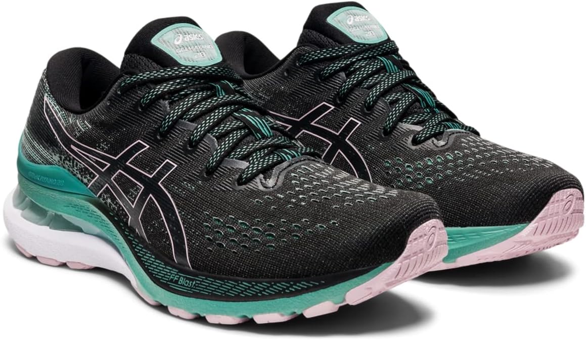 ASICS Gel-Kayano 28 Black/Sage Women's Size 7.5 Running Shoes New in Box