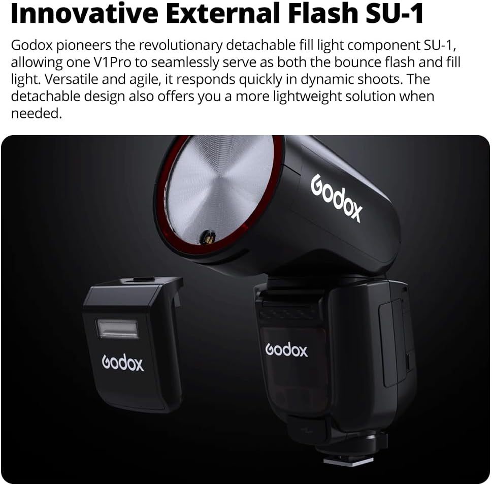 Godox V1 Pro S TTL Round Head Flash for Sony V1Pro-S + Battery + Charger - Brand New