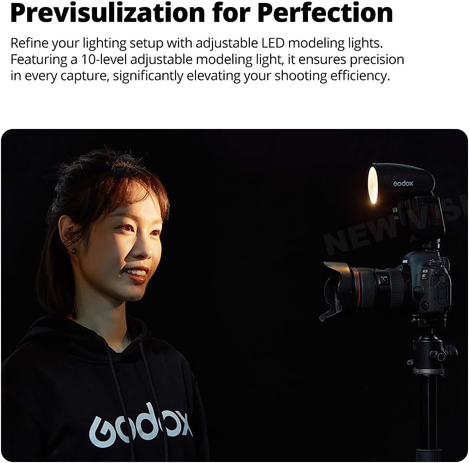Godox V1 Pro S TTL Round Head Flash for Sony V1Pro-S + Battery + Charger - Brand New