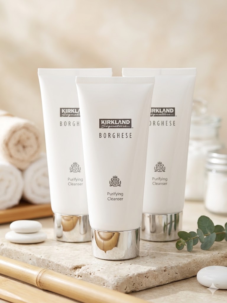 Kirkland Signature Borghese Purifying Cleanser 5 fl oz (Lot of 5 Tubes) - New