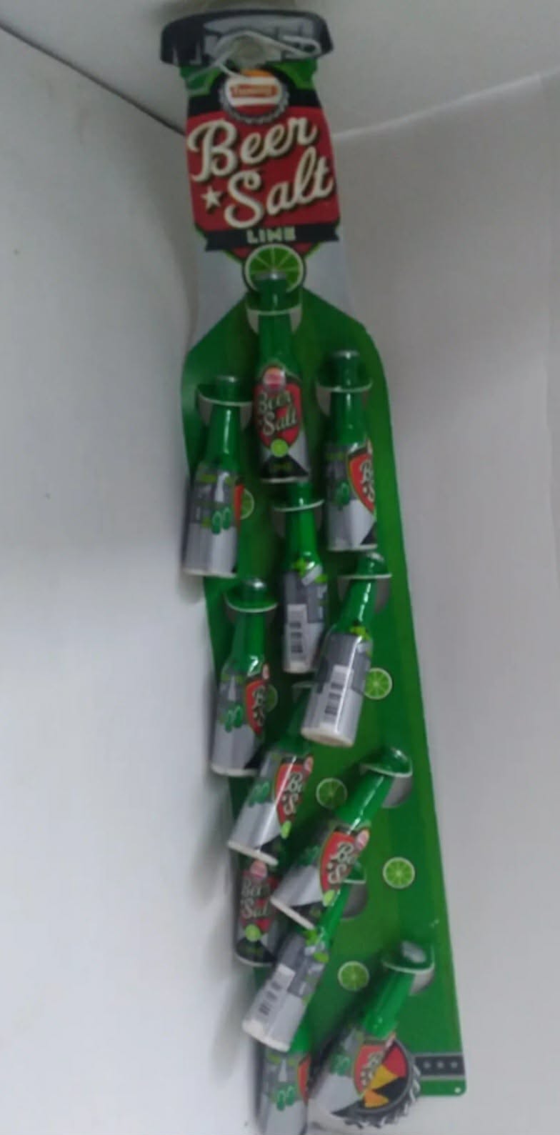 Twang Flavored Beer Salt, Lime, 1.4 Ounce Mini Bottles (12 Count Clip Strip)