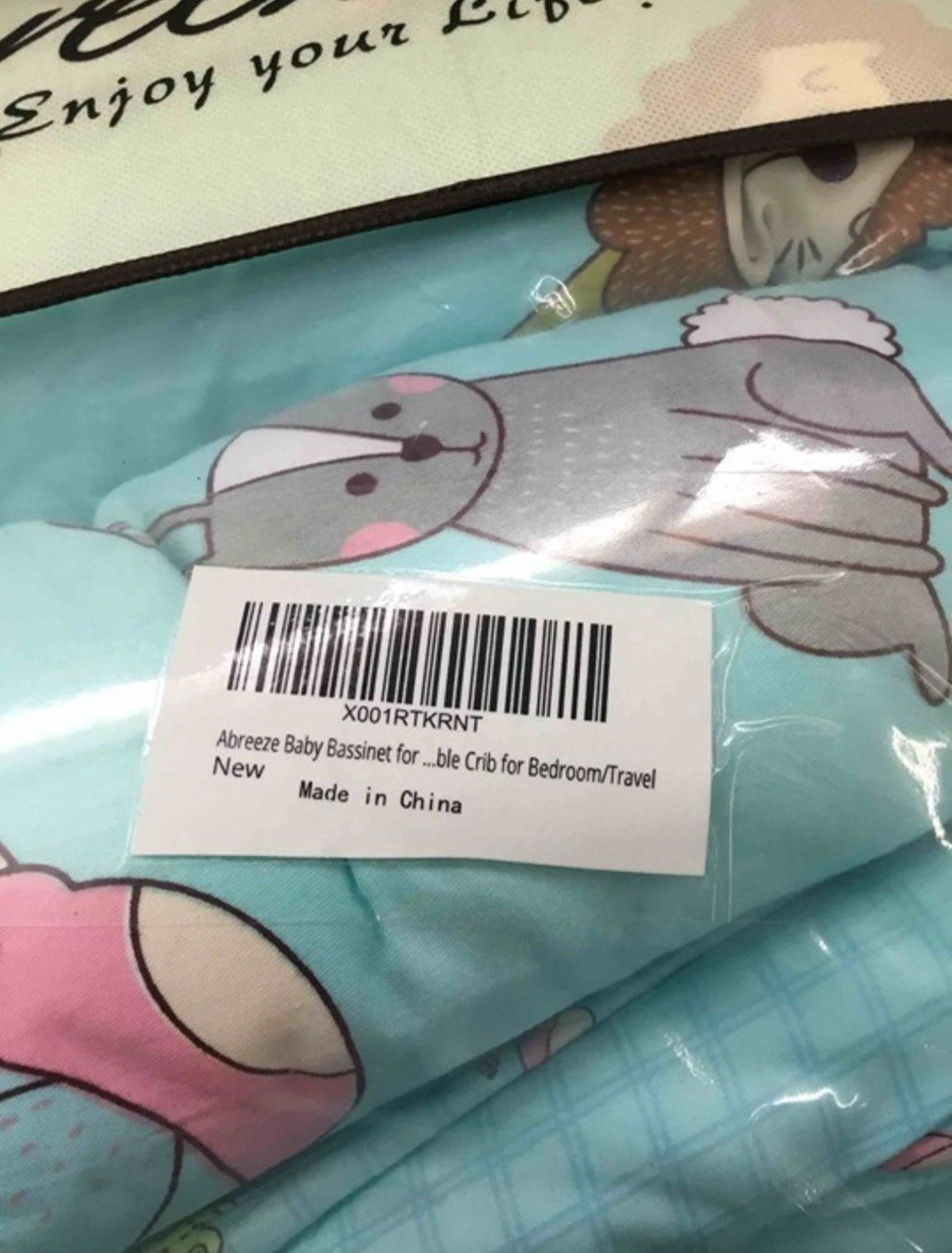 Abreeze Baby Bassinet Portable Crib Newborn Travel Bassinet New in Package