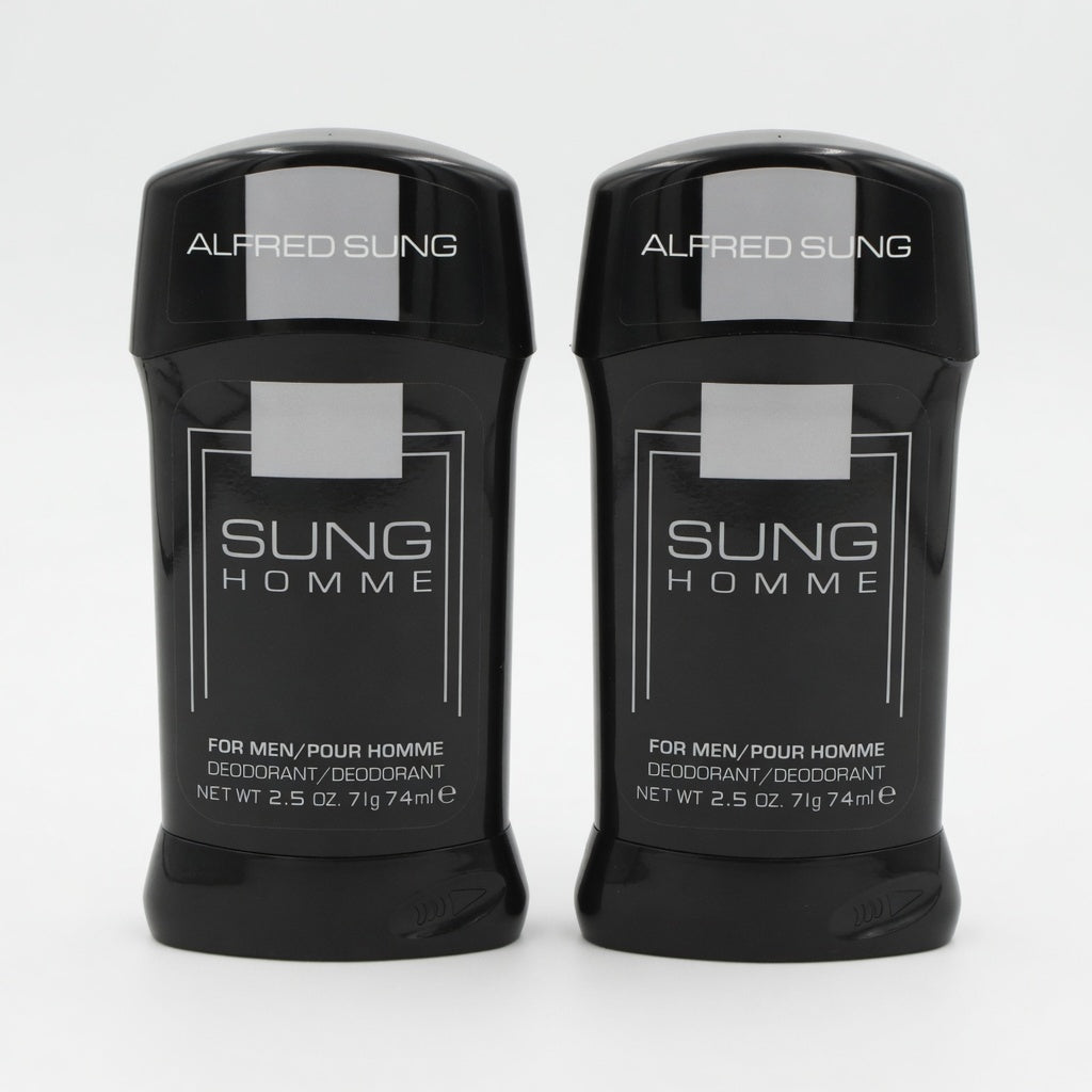 Alfred Sung Homme Deodorant Stick for Men 2.5 oz – 2 Pack