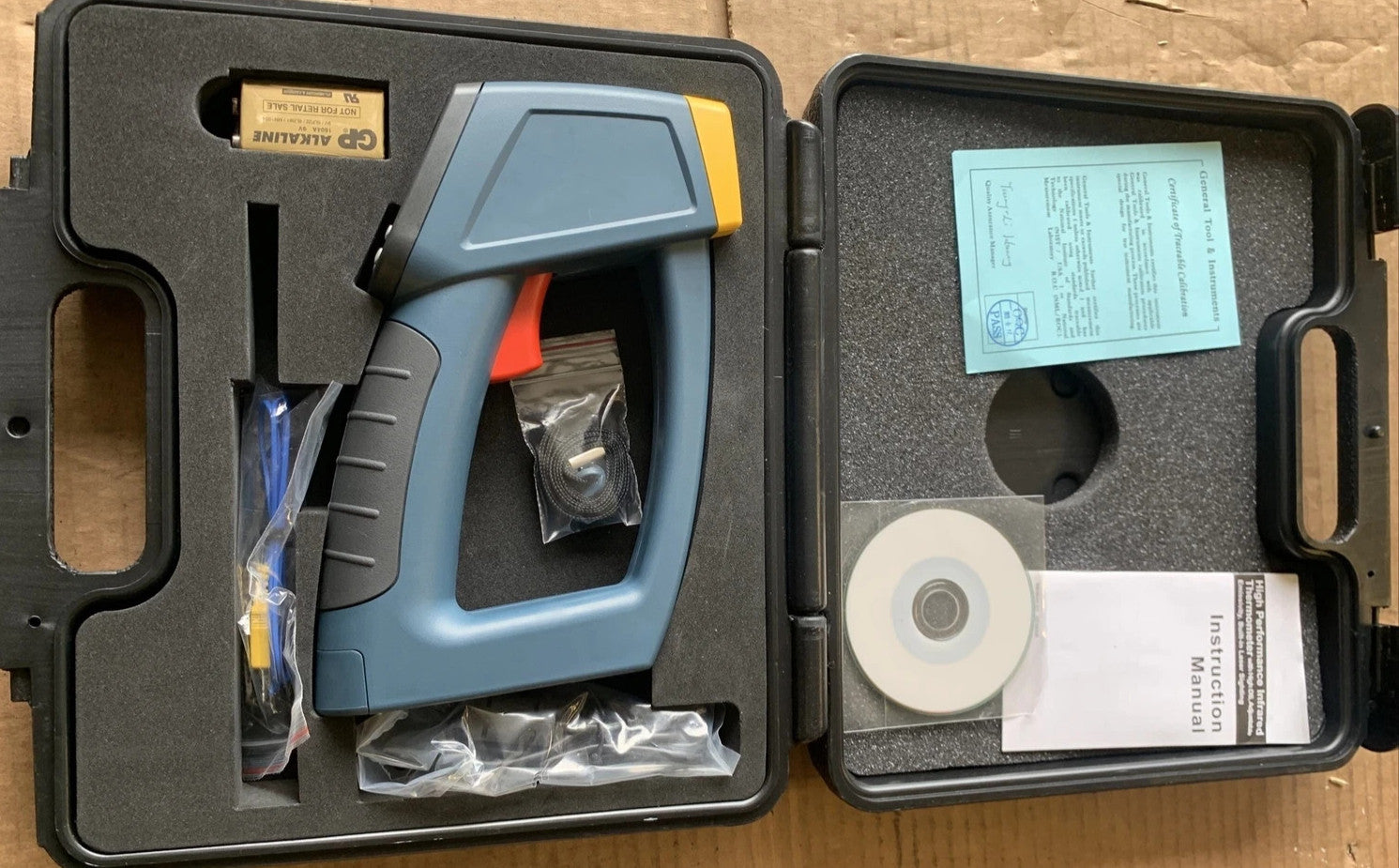General Tools IRT500DL Infrared Thermometer 50:1 Data Logging K Port NEW