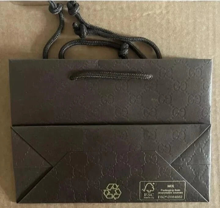 GUCCI Firenze 1921 Paper Bag Shopping Gift Brand NEW Wrapped 9” X 6.5 X 3.5”