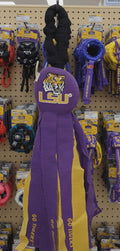 NCAA LSU Tigers Dog Toy - Durable Rope & Squeak Tug Toy - Pets First - NEW