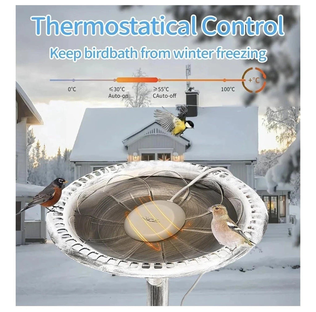Winpull Bird Bath Heater TD-901 70W 120V AC Deicer Winter Bird Bath New