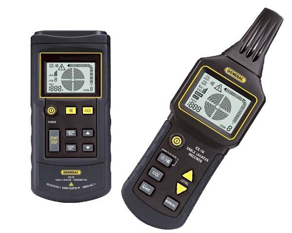 General CL10 Cable and Pipe Locator Detector Kit with Transmitter & Receiver