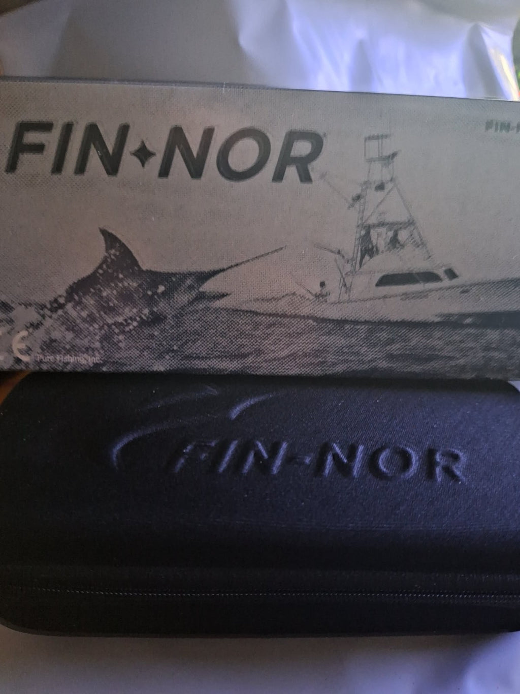 Fin-Nor SAN 035 GMCP Polarized Sunglasses - Sands Pur Silver / Matte Charcoal St