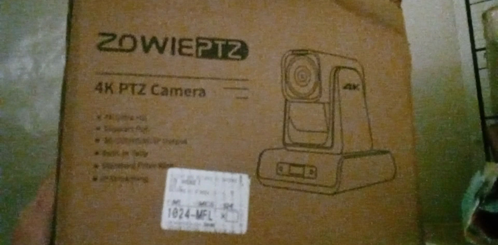 ZowieTek ZowiePTZ 25x 4K NDI PTZ Camera PoE HDMI 3G-SDI USB Remote  30511-113