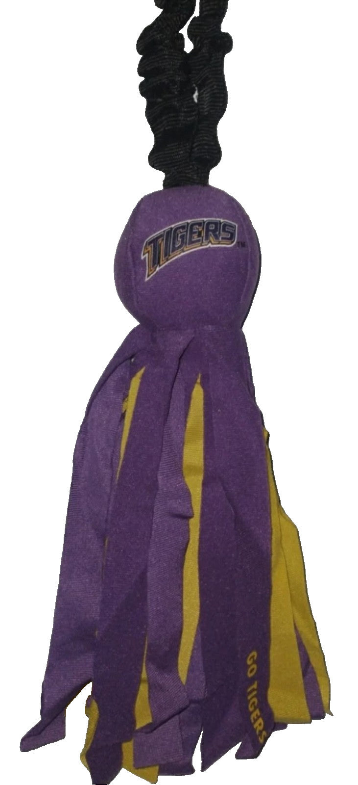 NCAA LSU Tigers Dog Toy - Durable Rope & Squeak Tug Toy - Pets First - NEW